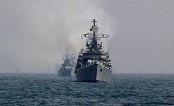 The Russian Navy launched a missile attack on ISIS terrorists in Syria
