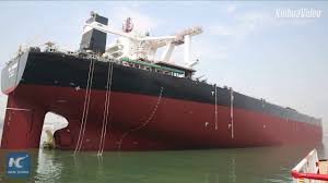 The largest ore carrier in the world put into use in China
