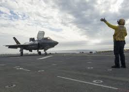 F-35 the first time I made a vertical takeoff from amphibious assault ship
