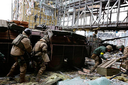At Donetsk airport found traces of mercenaries
