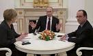 Putin submitted the initiative to the Hollande to discuss the Minsk consensus
