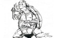 Picture of teenage mutant ninja Turtles" will go under the hammer