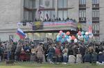 Zakharchenko at a rally in Donetsk announced the counteroffensive
