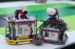 The Russian team won five medals at the Olympics in robotics