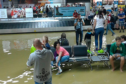 A tropical downpour has paralyzed the airport of Sochi