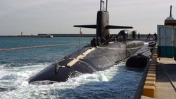 Submarine Michigan arrived in South Korea