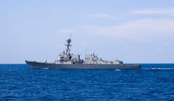 US warship challenged the statements of China