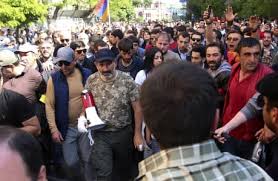 In Yerevan, demonstrators demanded to elect the Prime Minister Nikol Pashinian