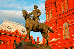 Mongolia requires Zhukov with Manezhnaya square