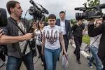 Savchenko arrived in the capital of Russia
