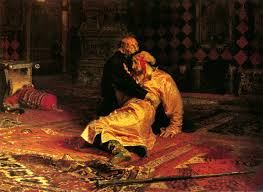 In the Tretyakov gallery, the man damaged the painting "Ivan the terrible kills his son"