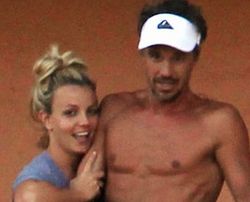 Britney Spears and her boyfriend dress up as superheroes