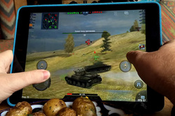 Out the game World of Tanks for the Apple iPad and iPhone
