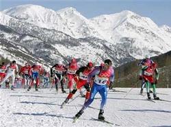 Eugeni Dementiev wins silver in Snow Marathon