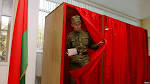 Ukrainians vote in the parliamentary elections on 2 sites in Belarus
