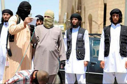 The militants of the Islamic state" executed gay