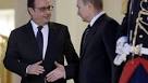 Hollande: France and Russia will share information on Eastern Ukraine
