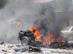 In Somalia suicide bombers blew up 2 cars