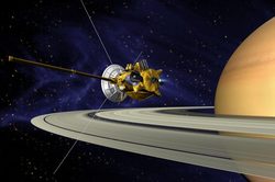 Cassini passed through Saturn