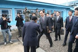 The leaders of the DPRK and South Korea met at the demarcation line