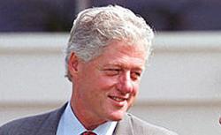 Ex-president of USA Bill Clinton arrives to Kiev