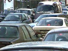 Moscow traffic paralyzed