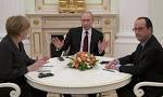 Media: Merkel and Hollande plan to hold a phone conversation with Putin
