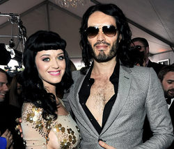 Katy Perry feels "grateful" Russell Brand overcame his addictions