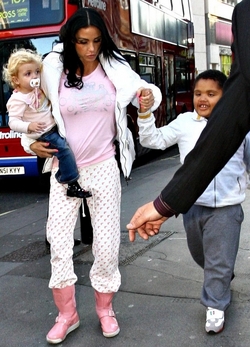 Katie Price: two of her children will not be making public