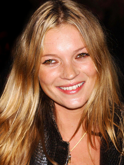 Kate Moss likes to look natural