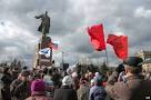 MIA: Another Lenin statue torn down in Kharkiv region
