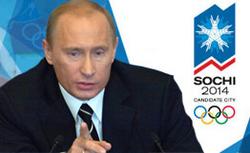 Putin meets IOC chief ahead of 2014 Winter Olympic decision