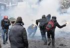 In the center of Kiev there have been clashes between police and protesters
