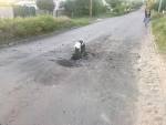 Because of the shelling in the private sector Lugansk Metalist started a fire
