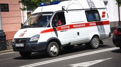 In Dagestan, a satellite system hooked to the ambulance