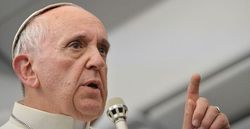Pope Francis spoke about sexual violence