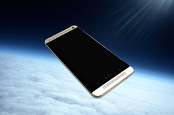 HTC One sent into the stratosphere (video)