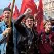 Two right-wing radicals detained in Moscow demonstration