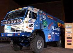 Car of "Dakar" rally champion broke down