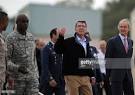 The U.S. Secretary of defense Ashton Carter visits Spanish military base
