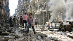 Fierce fighting around the Syrian Aleppo