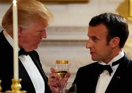 Macron compared the conversation with trump with the contents of sausages