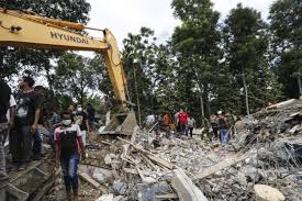 During the earthquake in Indonesia killed nearly a hundred people
