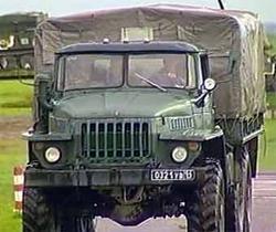 The truck with soldiers turns over near Khabarovsk