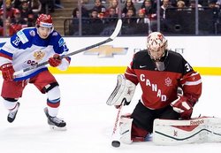 The Russian team took second place at the youth hockey world Cup
