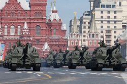 On red square today held equipment during world war II