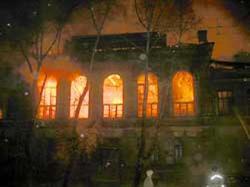 Secret factory of Defense Ministry burnt in Irkutsk
