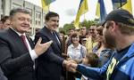 Saakashvili called themselves as "visitors" in Ukraine as Poroshenko
