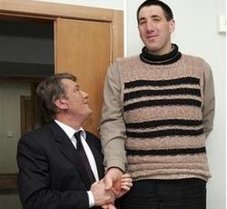 Ukrainian declared the world`s tallest