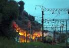 In a tank farm in Kyiv oblast burn eight fuel tanks
